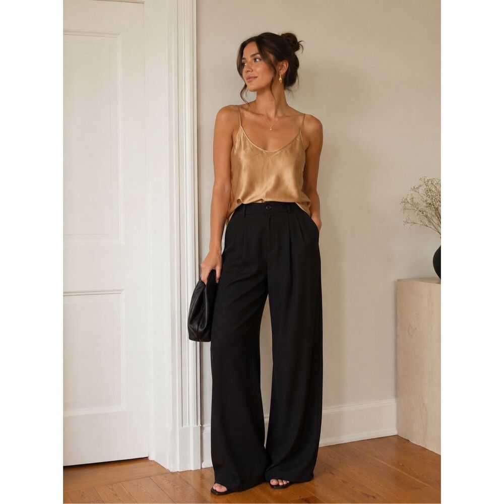 NWT La Perla Camisole 100% Silk Size S Gold
